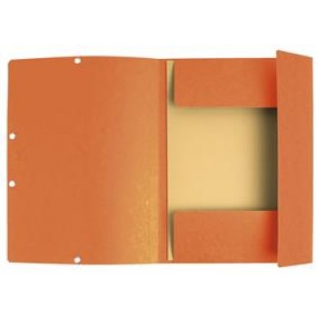 Mapa carton cu elastic 400g portocalie exacompta