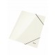 Mapa carton cu elastic alb metalizat wow leitz