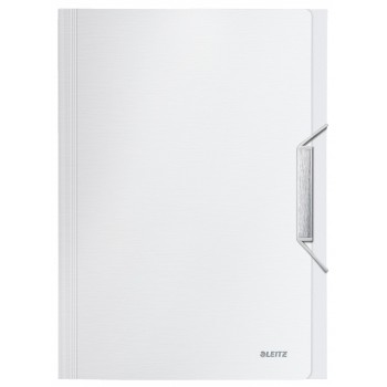 Mapa plastic 6 compartimente alb arctic tip proiect style leitz