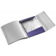 Mapa plastic cu elastic 12 compartimente albastru-violet leitz