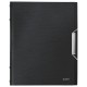 Mapa plastic cu elastic 12 compartimente negru satin style leitz