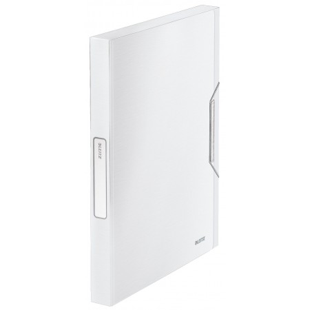 Mapa plastic cu elastic alb artic jumbo 30mm style leitz