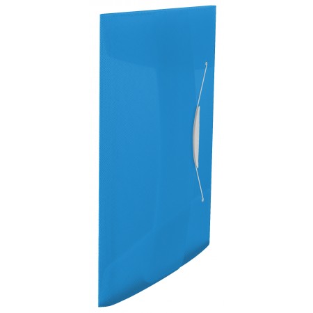 Mapa plastic cu elastic albastra vivida esselte