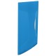 Mapa plastic cu elastic albastra vivida esselte