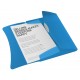 Mapa plastic cu elastic albastra vivida esselte
