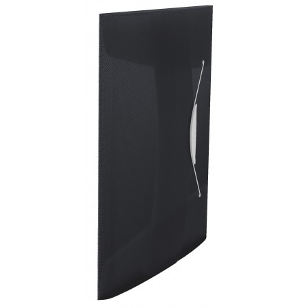 Mapa plastic cu elastic neagra vivida esselte
