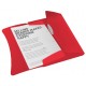 Mapa plastic cu elastic rosie vivida esselte