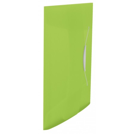 Mapa plastic cu elastic verde vivida esselte