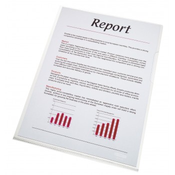 Mapa protectie a4 cristal tip l transparenta 150 microni esselte