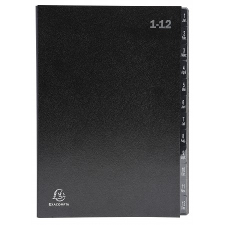 Mapa semnaturi 1-12 neagra exacompta