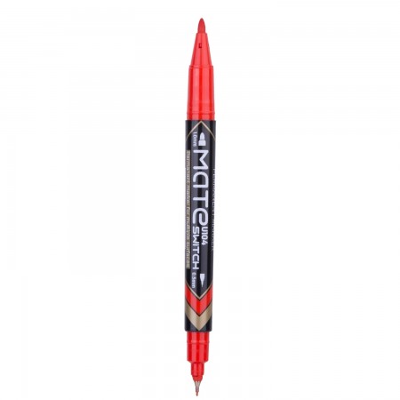 Marker cd 2 capete 0.5/1mm rosu deli