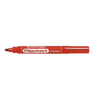 Marker flipchart rosu 2.5mm 8550 centropen Marker flipchart rosu 2.5mm 8550 centropen