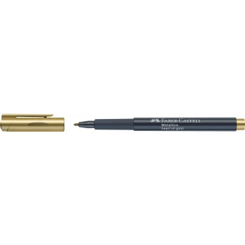 Marker metallics auriu faber-castell Marker metallics auriu faber-castell