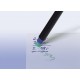 Marker permanent albastru f multimark faber-castell