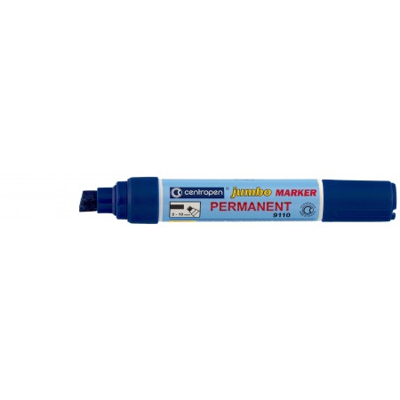 Marker permanent albastru jumbo 2-10mm 9110 centropen Marker permanent albastru jumbo 2-10mm 9110 centropen