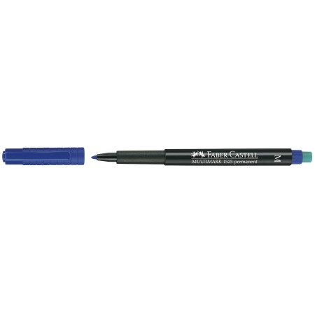 Marker permanent albastru m multimark faber-castell Marker permanent albastru m multimark faber-castell