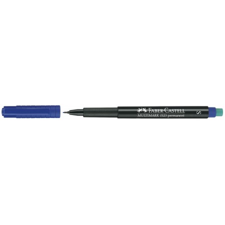 Marker permanent albastru s multimark faber castell Marker permanent albastru s multimark faber castell