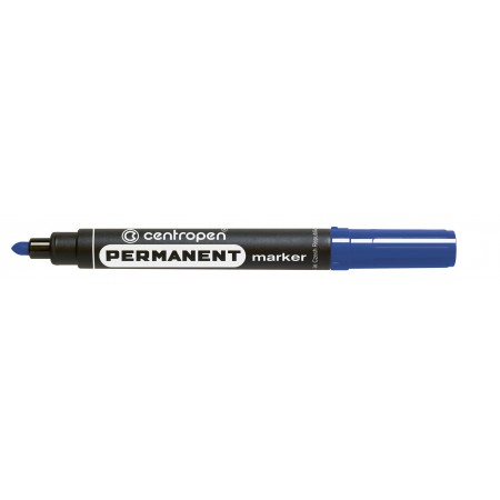 Marker permanent albastru varf rotund 2.5mm 8566 centropen Marker permanent albastru varf rotund 2.5mm 8566 centropen