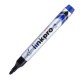 Marker permanent albastru varf rotund 2mm reincarcabil deli Marker permanent albastru varf rotund 2mm reincarcabil deli