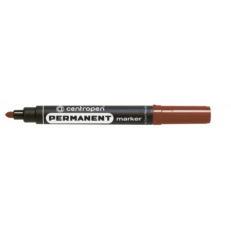 Marker permanent maro varf rotund 2.5mm 8566 centropen