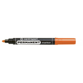 Marker permanent portocaliu varf rotund 2.5mm 8566 centropen