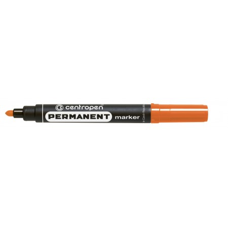 Marker permanent portocaliu varf rotund 2.5mm 8566 centropen