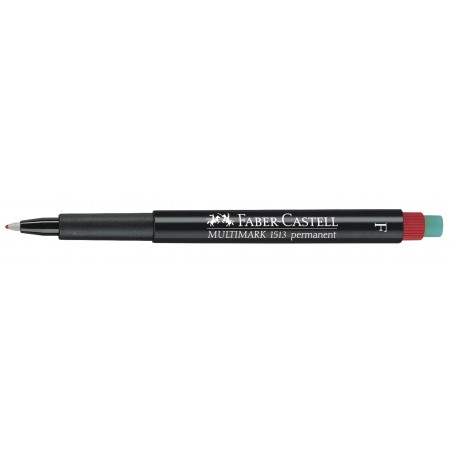 Marker permanent rosu s multimark faber-castell