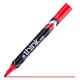 Marker permanent rosu varf rotund 1.5mm deli