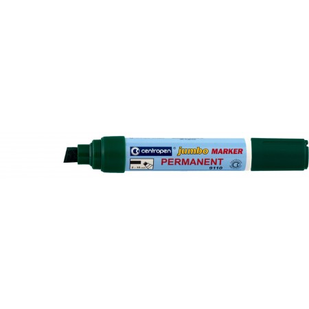 Marker permanent verde jumbo 2-10mm 9110 centropen