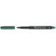 Marker permanent verde m multimark faber-castell