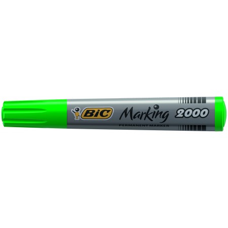 Marker permanent verde varf rotund 2000 bic