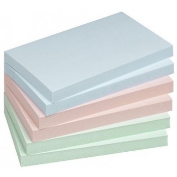 Notes adeziv 75*125 pastel asortat 100 file info notes
