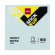 Notes adeziv 76*76mm div. culori pastel deli