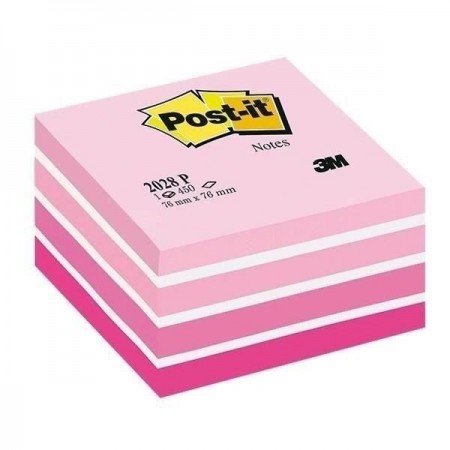 Notes adeziv 76*76mm nuante roz 450 file post-it 3m Notes adeziv 76*76mm nuante roz 450 file post-it 3m
