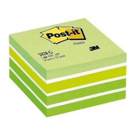 Notes adeziv 76*76mm nuante verde pastel 450 file post-it 3m Notes adeziv 76*76mm nuante verde pastel 450 file post-it 3m