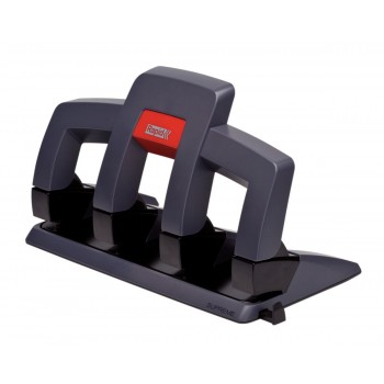 Perforator 4 perforatii 30 coli sp34 press less negru rapid