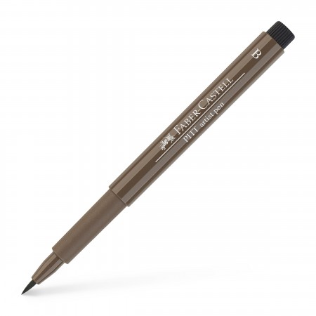 Pitt artist pen brush maro nuc faber-castell