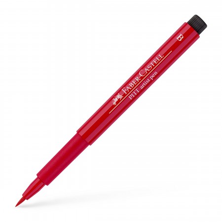 Pitt artist pen brush rosu deschis faber-castell