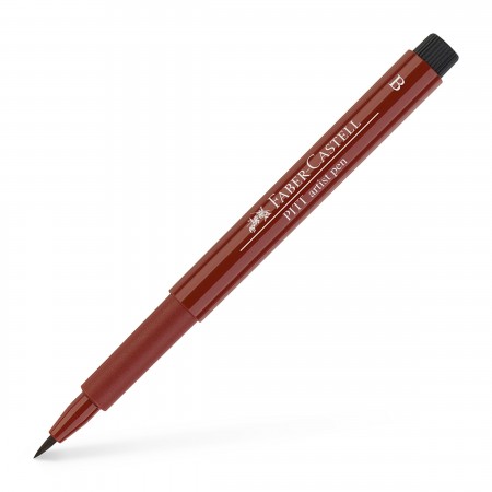 Pitt artist pen brush rosu indian faber-castell