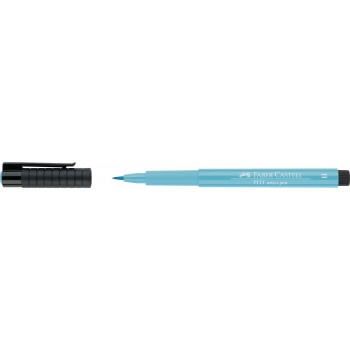 Pitt artist pen brush turcoaz cobalt deschis faber-castell Pitt artist pen brush turcoaz cobalt deschis faber-castell