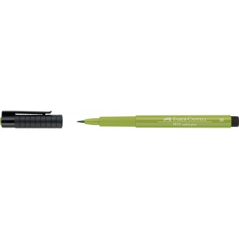Pitt artist pen brush verde crud faber-castell