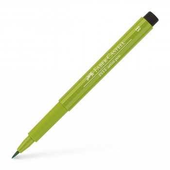 Pitt artist pen brush verde crud faber-castell