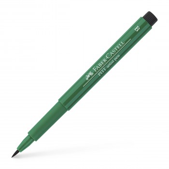 Pitt artist pen brush verde inchis faber-castell