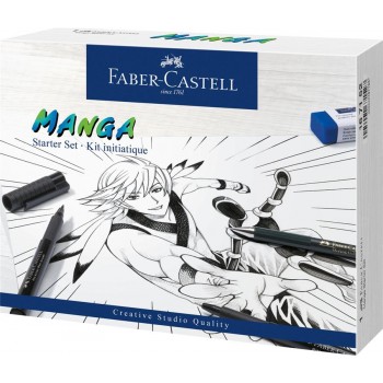 Pitt artist pen manga starter set faber-castell