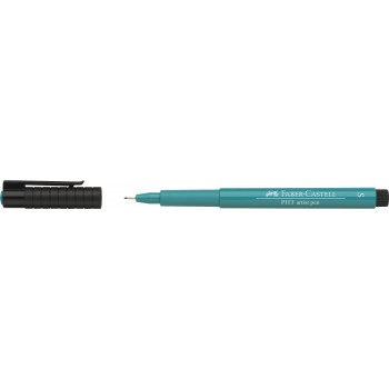 Pitt artist pen s verde cobalt faber-castell