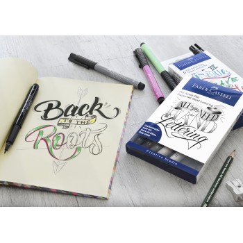 Pitt artist pen set caligrafic 8 buc faber-castell Pitt artist pen set caligrafic 8 buc faber-castell