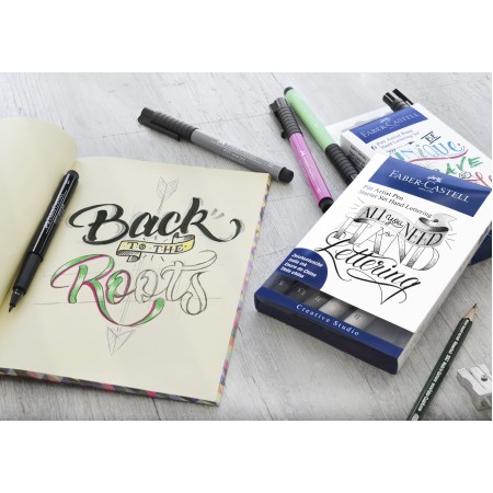 Pitt artist pen set caligrafic 8 buc faber-castell Pitt artist pen set caligrafic 8 buc faber-castell