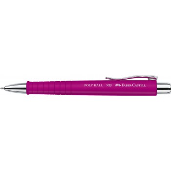 Pix cu mecanism si grip roz poly ball faber-castell
