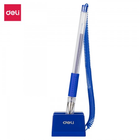 Pix cu suport adeziv si snur 0.5mm albastru deli