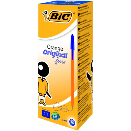 Pix unica folosinta albastru 20/cut orange bic